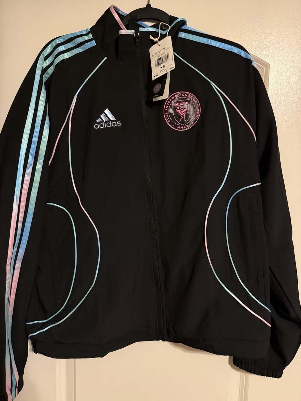 Adidas Audi F1 Team x Inter Miami Track Team Jacket Black/Multicolor